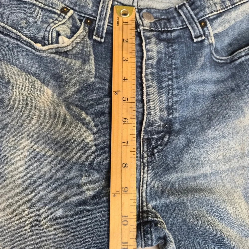 Levis 541 Athletic Taper Men Jeans 34x32 Medium Wash Blue Denim Stretch 541-0011